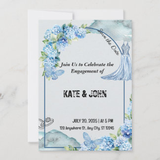 Faire-part de mariage romantique - Conception pers