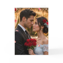 Faire-part de mariage romantique élégant