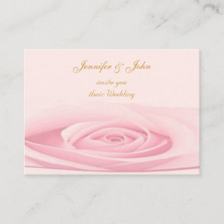 Faire-part de mariage rose