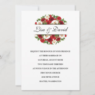 Faire-part de mariage rose