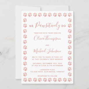 Faire-part de mariage rose Gold Parties scintillan