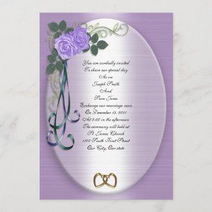 Faire-part de mariage Rose pourpre