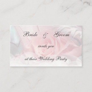 Faire-part de mariage Rose rose tendre