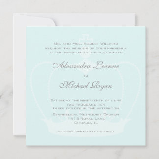 Faire-part de mariage royal