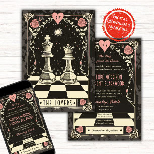 Faire-part de mariage Royal Chess