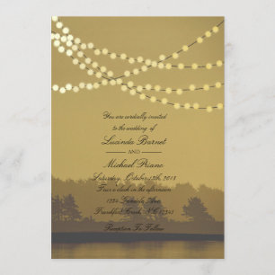 Faire-part de mariage Rustic Outdoor String