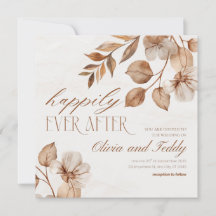 Faire-part de mariage Rustic Romance