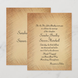 Faire-part de mariage rustique