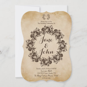 Faire-part de mariage rustique