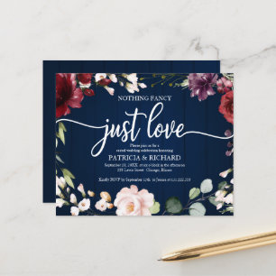 Faire-Part de Mariage Rustique Budget Simple