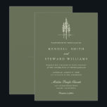 Faire-Part de Mariage Rustique Moderne avec Arbre<br><div class="desc">Faire-Part de Mariage Élégant Moderne avec Pin Que vous vous mariiez dans votre ville natale ou que vous disiez "oui" sur fond de forêt mystique, notre collection de mariage mélange élégance et minimalisme pour donner le ton à votre journée spéciale. Des options de personnalisation sont disponibles pour vous assurer que...</div>