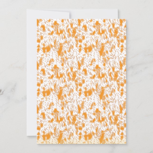 Faire-part de mariage rustique neutre | Élégant fl (Devant)