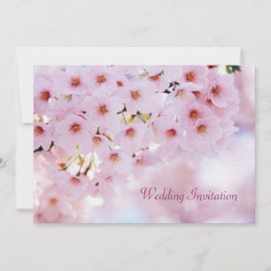Faire-part de mariage Sakura en fleurs de cerisier