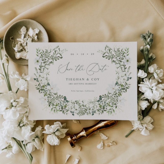 Faire-part de mariage Save The Date du jardin de s (Créateur téléchargé)