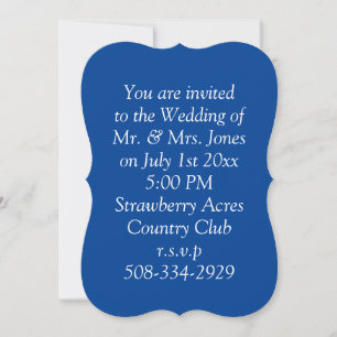 Faire-part de mariage simple 5x7