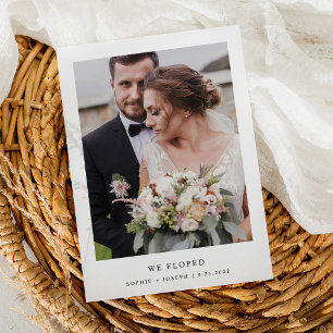 Faire-part de mariage simple et élégant avec texte