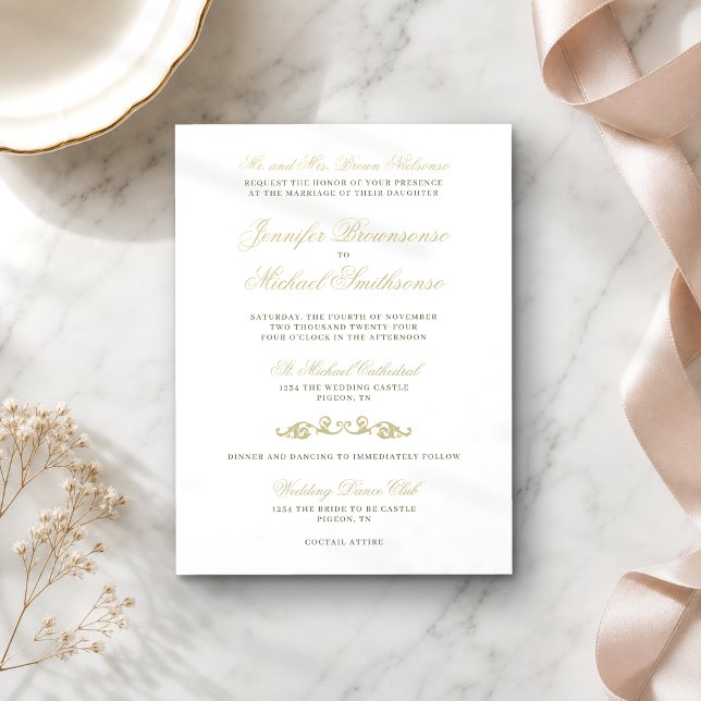 Faire-part de mariage simple signature textes Navy (Créateur téléchargé)