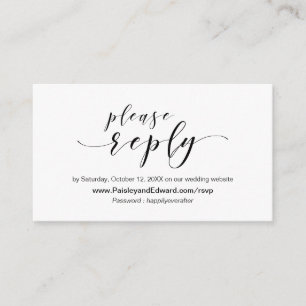 Faire-part de mariage, site en ligne RSVP