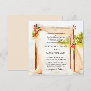 Faire-Part de Mariage sous la Chuppah