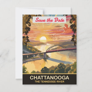 Faire-part de mariage sur la rivière Tennessee à C