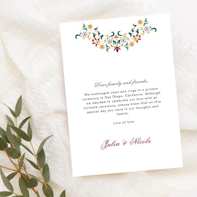 Faire-part de mariage sur un motif classique vinta (Créateur téléchargé)