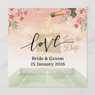 Faire-part de mariage Tennis à réserver