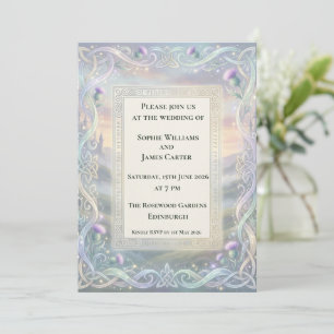 Faire-part de mariage Thistle Celtic Sunset