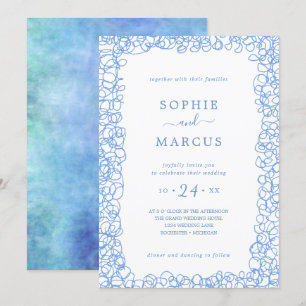 faire-part de mariage Tourbillonnant