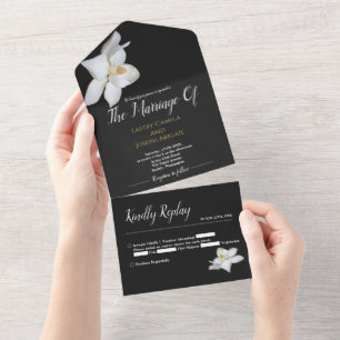Faire-Part de Mariage Tout-en-Un