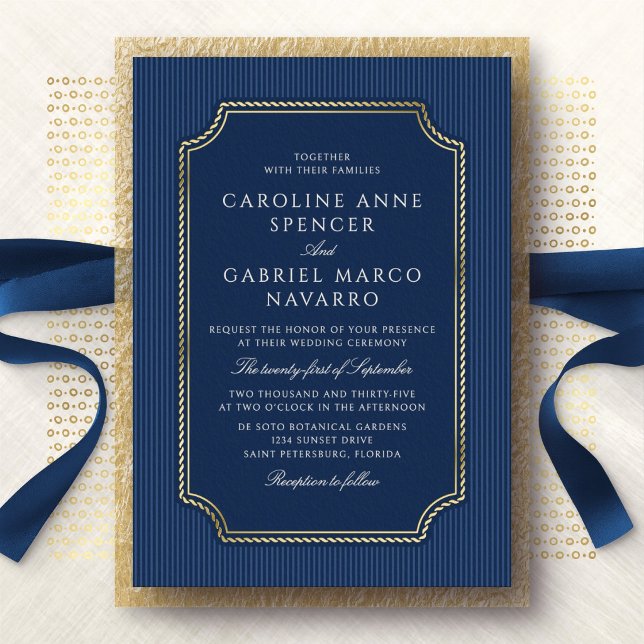 Faire-part de mariage traditionnel sur le thème na (Créateur téléchargé)