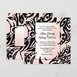 Faire-part de mariage tribale Abstraite