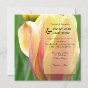 Faire-part de mariage Tulip Jardin anglais