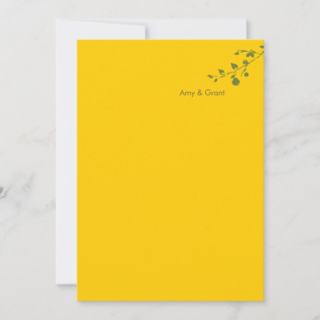 Faire-part de mariage - une grande poire (Devant)