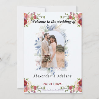 faire-part de mariage Unis dans l'amour