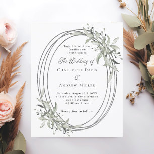Faire-part de mariage verdoyant
