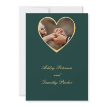 faire-part de mariage verte