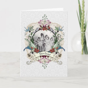 Faire-part de mariage victorien