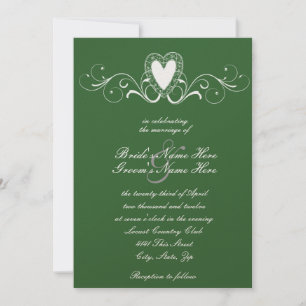 Faire-part de mariage victorien de la dentelle