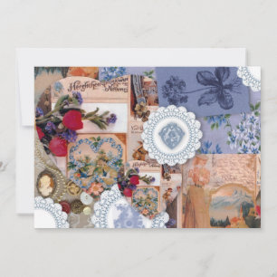 Faire-part de mariage victorienne