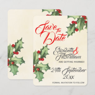 Faire-part de mariage vintage avec Holly