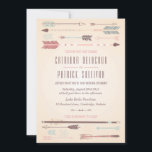 Faire-part de mariage vintage de flèches tribales<br><div class="desc">Il s'agit d'une partie d'une suite mariage - des articles correspondants sont disponibles. D'autres couleurs sont disponibles.</div>