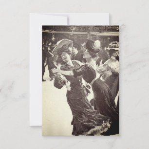 Faire-part de mariage vintage d'homosexuel de