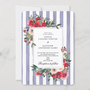 Faire-part de mariage Violet Persan