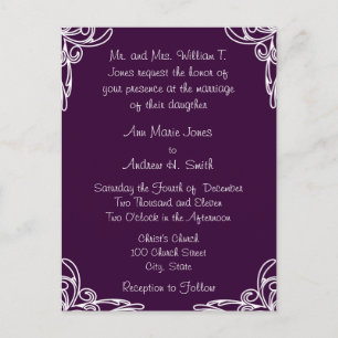 Faire-part de mariage virer les angles blancs sur