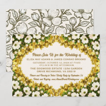 Faire-part de mariage Virginia Dogwood