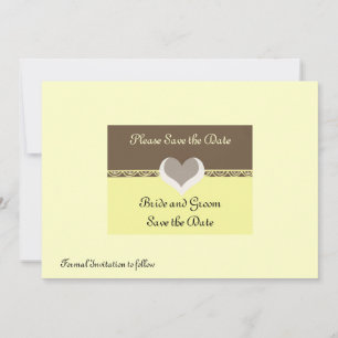 Faire-part de mise à jour de date de mariage au ch