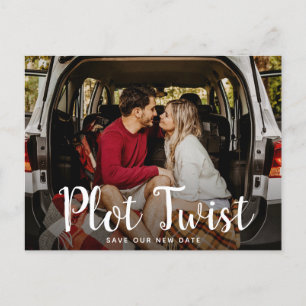 Faire-part de modification de la date du Mariage d