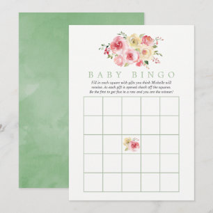Faire-part de naissance Baby Bingo avec des tons d