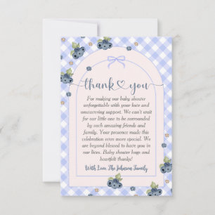Faire-part de naissance Baby Boy Blueberry Berry S