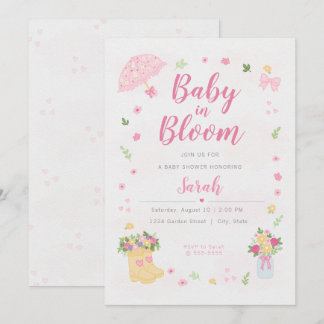 Faire-Part de Naissance Baby in Bloom | Printemps
